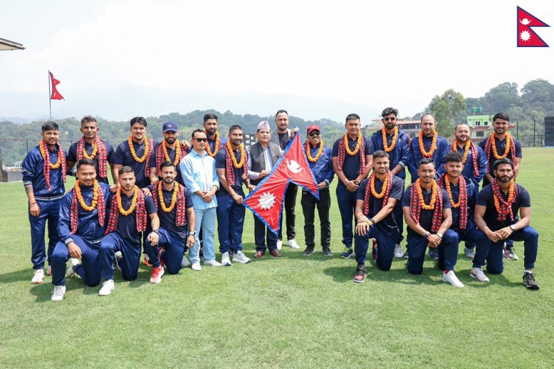 त्रिकोणात्मक एकदिवसीय शृंखला खेल्न नेपाली टोली स्कटल्यान्ड प्रस्थान