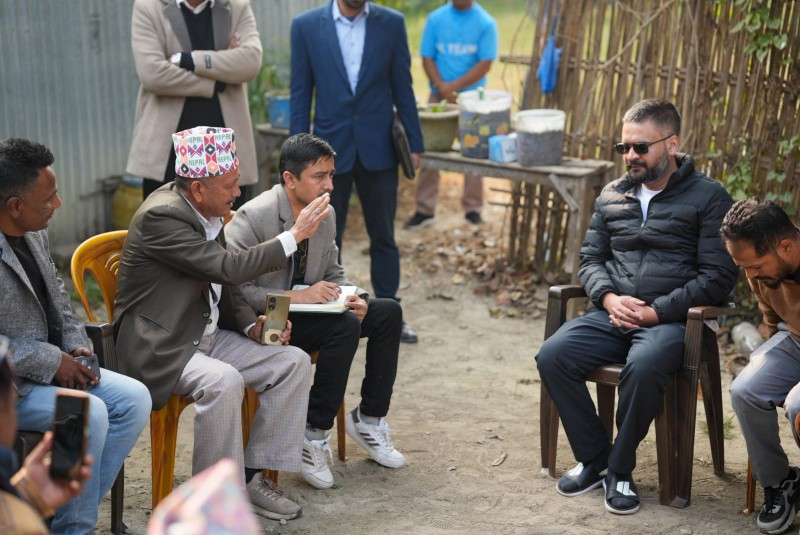 झापा–५ काे घरदैलाे कार्यक्रममा बालेन शाह