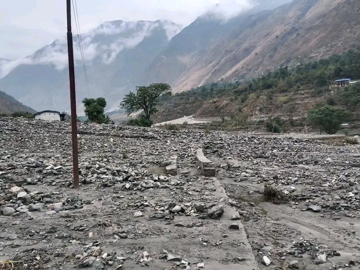 बाजुरामा भारी वर्षा, विभिन्न ठाउँमा क्षति