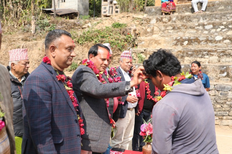 भरतराज ढकाललाई चुनावी चटारो, ‘समृद्ध नेपाल, समुन्नत स्याङ्जा’ निर्माण गर्ने प्रतिबद्धता