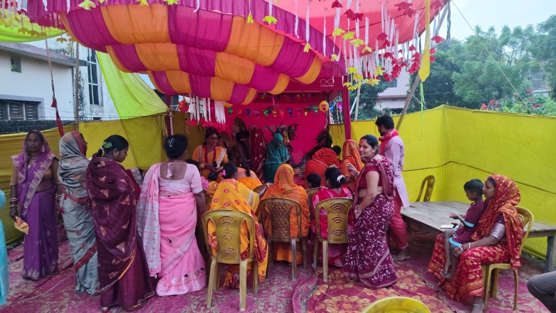 सुनसरीसहित मिथिला क्षेत्रमा जितिया पर्व हर्षोल्लासका साथ मनाइँदै