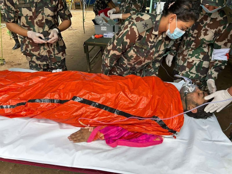 जीवितै उद्धार गरिएकामध्ये महर्जनको अवस्था जटिल, साहको अवस्था सामान्य 