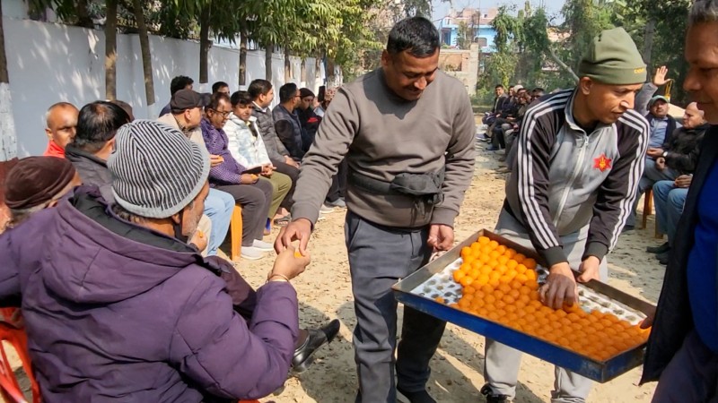 गगन थापा सभापति भएपछि नेपाली कांग्रेस धनुषाद्वारा खुसीयाली मनाईयो