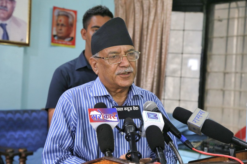 श्रीलङ्काका नवनिर्वाचित राष्ट्रपतिलाई अध्यक्ष प्रचण्डको बधाई