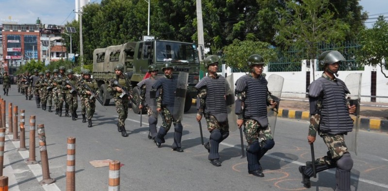 'जेन जी' आन्दोलनपछि सडकमा सेना